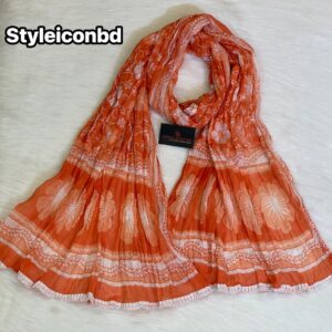 কালারফুল জয়পুরি কটন ওড়না (Code: JC-609)