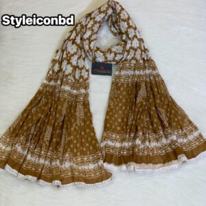 কালারফুল জয়পুরি কটন ওড়না (Code: JC-614)