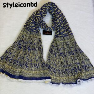 কালারফুল জয়পুরি কটন ওড়না (Code: JC-604)